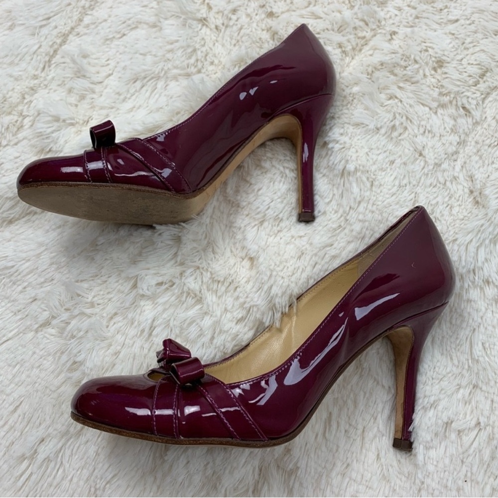 Kate Spade New York Kylie Purple Patent Pumps - Picture 4 of 9